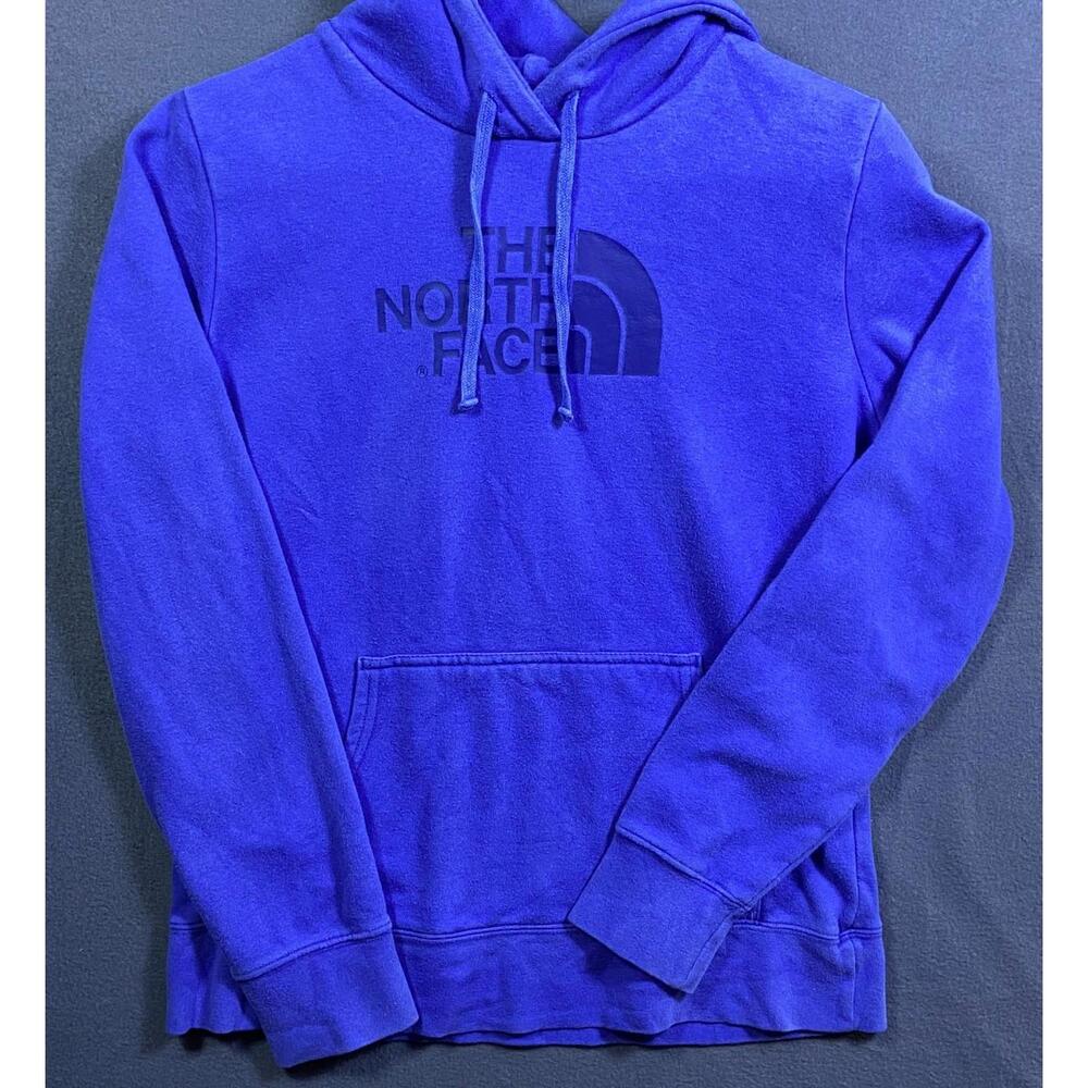 The North Face Women's Blue Hoodie Sweatshirt Medium M Gorpcore Outdoors Hiking